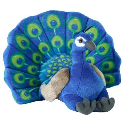WILD REPUBLIC Cuddlekins Eco Pavone, Peluche, 30 cm, Giocattolo di Peluche, Riempimento con Bottiglie d'Acqua Riciclate Filate, Ecologico WILD REPUBLIC Cuddlekins Eco Pavone, Peluche, 30 cm, Giocattolo di Peluche, Riempimento con Bottiglie d'Acqua Riciclate Filate, Ecologico