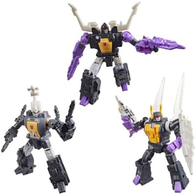 Transformers Kickback di schegge bomba di insetti serie Studio Set di 3 statuette, età 8 e su, 11-14 Step Conversion, Decepticon, The Movie Collection Transformers Kickback di schegge bomba di insetti serie Studio Set di 3 statuette, età 8 e su, 11-14 Step Conversion, Decepticon, The Movie Collection