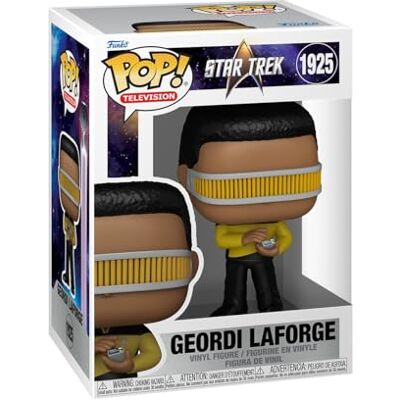 Funko POP! TV: Star Trek The Next Generation Geordi La Forge Figura in vinile da collezione Idea regalo Prodotto ufficiale Giocattoli per bambini e adulti Funko POP! TV: Star Trek The Next Generation Geordi La Forge Figura in vinile da collezione Idea regalo Prodotto ufficiale Giocattoli per bambini e adulti