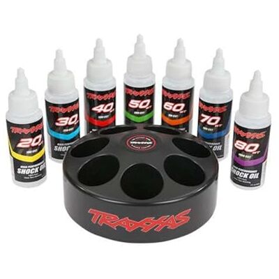 Traxxas 5038X Set di oli in silicone, ammortizzatori, 20/30/40/50/60/70/80 WT + carosello Traxxas 5038X Set di oli in silicone, ammortizzatori, 20/30/40/50/60/70/80 WT + carosello