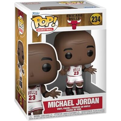 Funko POP! NBA: Chicago Bulls Michael Jordan Shrug Figura in vinile da collezione Idea regalo Prodotto ufficiale Giocattoli per bambini e adulti Modello di figura per collezionisti Funko POP! NBA: Chicago Bulls Michael Jordan Shrug Figura in vinile da collezione Idea regalo Prodotto ufficiale Giocattoli per bambini e adulti Modello di figura per collezionisti