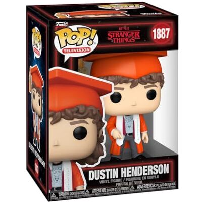 Funko POP! TV: Stranger Things Season 5 Dustin Graduation Figura in vinile da collezione Idea regalo Prodotto ufficiale Giocattoli per bambini e adulti Funko POP! TV: Stranger Things Season 5 Dustin Graduation Figura in vinile da collezione Idea regalo Prodotto ufficiale Giocattoli per bambini e adulti