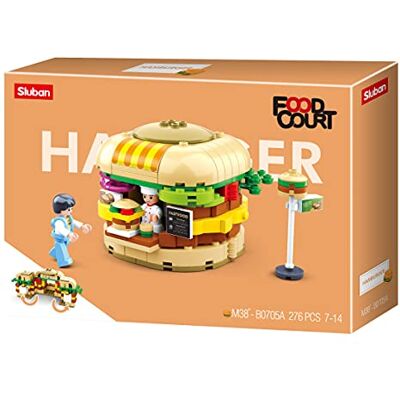 Sluban - Food Court-Hamburger House, Multicolore, Sluban - Food Court-Hamburger House, Multicolore,