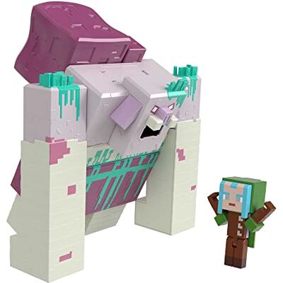 Mattel Minecraft Legends Action Figure Divoratore, include anche 1 personaggio Ranger e 2 accessori, melma inclusa, set da collezione ispirato al videogioco, giocattolo per bambini, 6+ anni, Mattel Minecraft Legends Action Figure Divoratore, include anche 1 personaggio Ranger e 2 accessori, melma inclusa, set da collezione ispirato al videogioco, giocattolo per bambini, 6+ anni,