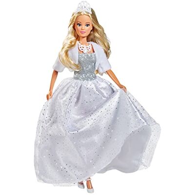 STEFFI LOVE Simba Bambola White Dream, in un bellissimo abito con brillantini, 29 cm, a partire dai 3 anni in su STEFFI LOVE Simba Bambola White Dream, in un bellissimo abito con brillantini, 29 cm, a partire dai 3 anni in su