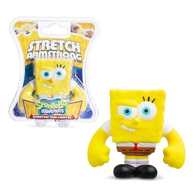 Basic Fun Stretch Armstrong Spongebob Squarepants Figura – 7,5 cm estensibile Spongebob giocattolo da collezione per bambini e fan Basic Fun Stretch Armstrong Spongebob Squarepants Figura – 7,5 cm estensibile Spongebob giocattolo da collezione per bambini e fan