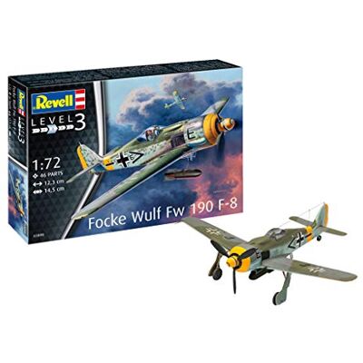 Revell Focke Wulf FW190 F-8 Modellino Aereo, 03898, Multicolore Revell Focke Wulf FW190 F-8 Modellino Aereo, 03898, Multicolore