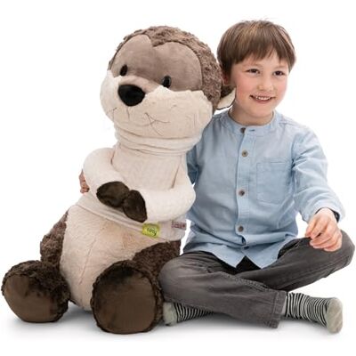 NICI Peluche Lontra Ophelio 70 cm Morbido e Tenero, Idea Regalo NICI Peluche Lontra Ophelio 70 cm Morbido e Tenero, Idea Regalo