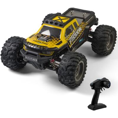 Alpha Truck RC 4WD Brushless ad Alta Velocità con Trasmissione in Metallo, Modello 1:12 Senza Upgrade per Guida Veloce e Aggressiva Alpha Truck RC 4WD Brushless ad Alta Velocità con Trasmissione in Metallo, Modello 1:12 Senza Upgrade per Guida Veloce e Aggressiva