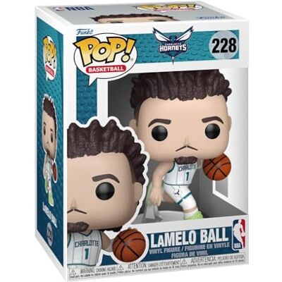 Funko Pop! NBA: Hornets Lamelo LaMelo Ball (Home) NBA Players Figura in Vinile da Collezione Idea Regalo Merchandising Ufficiale Giocattoli per Bambini e Adulti Sports Fans Funko Pop! NBA: Hornets Lamelo LaMelo Ball (Home) NBA Players Figura in Vinile da Collezione Idea Regalo Merchandising Ufficiale Giocattoli per Bambini e Adulti Sports Fans