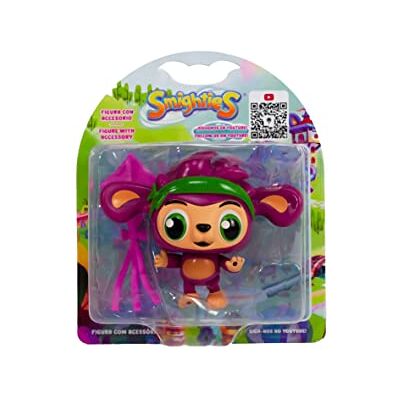 Bizak - Smighties - 8 cm - Accessorio con zip - Figura articolata Bizak - Smighties - 8 cm - Accessorio con zip - Figura articolata