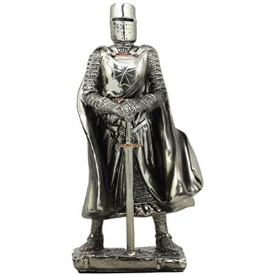 Ebros Gift Ebros Holy Roman Empire Caped Crusader Knight With Sword Statue 7" Tall Suit Of Armor Swordsman Standing On Guard Medieval Age Of Kings Decorative Sculpture Ebros Gift Ebros Holy Roman Empire Caped Crusader Knight With Sword Statue 7" Tall Suit Of Armor Swordsman Standing On Guard Medieval Age Of Kings Decorative Sculpture