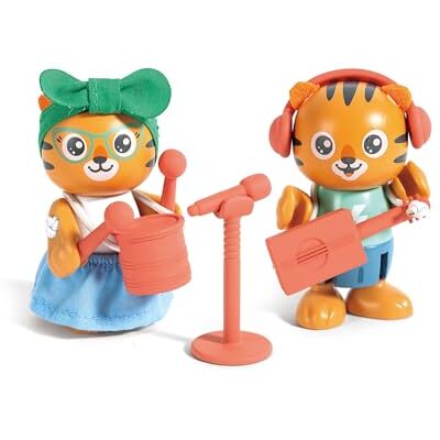 Hape Green Planet Explorers Milo & Melody Set di Figurinas per gioco di ruolo bambini dai 3 anni in su Hape Green Planet Explorers Milo & Melody Set di Figurinas per gioco di ruolo bambini dai 3 anni in su