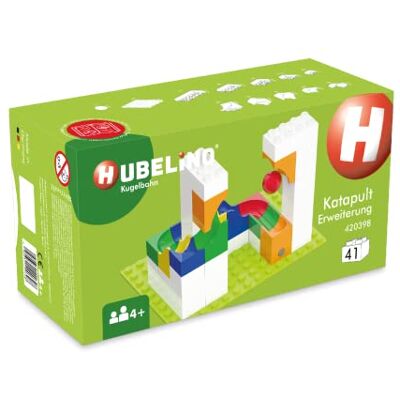 Hubelino Marble Run Set di espansione per catapulta da 41 Pezzi, Prodotto in Germania, Certificato e premiato Hubelino Marble Run Set di espansione per catapulta da 41 Pezzi, Prodotto in Germania, Certificato e premiato