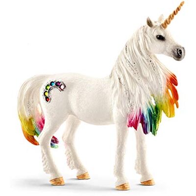 Schleich Bayala Rainbow Unicorn Mare Horse Toy Figure () Schleich Bayala Rainbow Unicorn Mare Horse Toy Figure ()