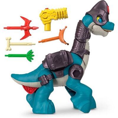 Fisher Price Imaginext Jurassic World Brachiosauro Grandi Esplorazioni, Dinosauro con Power Pad per alzare e abbassare la Testa, Lanciatore e 4 proiettili Giocattolo Inclusi, Fisher Price Imaginext Jurassic World Brachiosauro Grandi Esplorazioni, Dinosauro con Power Pad per alzare e abbassare la Testa, Lanciatore e 4 proiettili Giocattolo Inclusi,