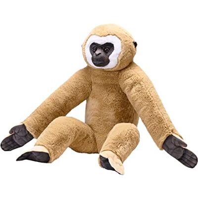 WILD REPUBLIC Artist Collection Gibbone dalla Mano Bianca, Regalo per Bambini, 38 cm, Peluche, riempimento da Bottiglie d'Acqua riciclate WILD REPUBLIC Artist Collection Gibbone dalla Mano Bianca, Regalo per Bambini, 38 cm, Peluche, riempimento da Bottiglie d'Acqua riciclate
