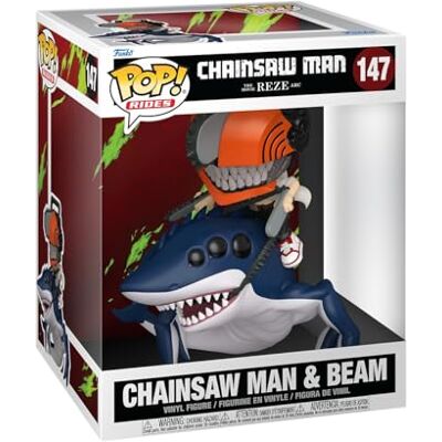 Funko POP! Ride Deluxe: Chainsaw Man: Reze Chainsaw Man & Beam Figura in vinile da collezione Idea regalo Prodotto ufficiale Giocattoli per bambini e adulti Funko POP! Ride Deluxe: Chainsaw Man: Reze Chainsaw Man & Beam Figura in vinile da collezione Idea regalo Prodotto ufficiale Giocattoli per bambini e adulti
