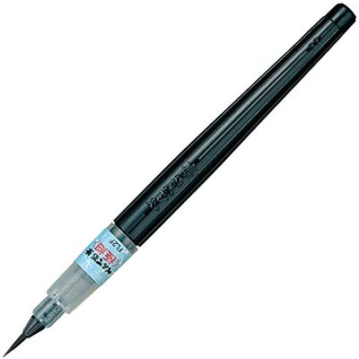 Pentel Fude Pen Ricaricabile Inchiostro Nero Base Acqua Punta Fine Pentel Fude Pen Ricaricabile Inchiostro Nero Base Acqua Punta Fine