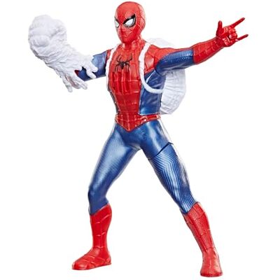 Marvel Hasbro Studios, Spider-Man Day, Action Figure Action FX Elettronica da 15,2 cm con Effetti sonori, Giocattoli e Action Figure di Supereroi per Bambini e Bambine, dai 4 Anni in su Marvel Hasbro Studios, Spider-Man Day, Action Figure Action FX Elettronica da 15,2 cm con Effetti sonori, Giocattoli e Action Figure di Supereroi per Bambini e Bambine, dai 4 Anni in su