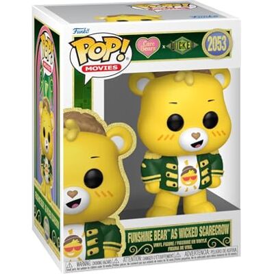 Funko POP! Movies: Wicked x Care Bears Funshine Bear Scarecrow Figura in vinile da collezione Idea regalo Prodotto ufficiale Giocattoli per bambini e adulti Funko POP! Movies: Wicked x Care Bears Funshine Bear Scarecrow Figura in vinile da collezione Idea regalo Prodotto ufficiale Giocattoli per bambini e adulti