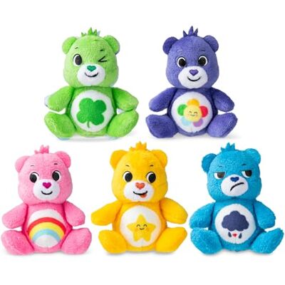 Basic Fun Care Bears Confezione di 5 Micro Peluche: Allegria, Sorridente, Buona Fortuna, Burbero e Armonia Giocattolo Per Bambini e Bambine dai 4 Anni+ Basic Fun Care Bears Confezione di 5 Micro Peluche: Allegria, Sorridente, Buona Fortuna, Burbero e Armonia Giocattolo Per Bambini e Bambine dai 4 Anni+