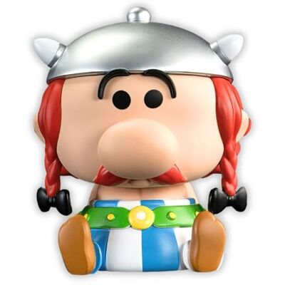 Plastoy Asterix Salvadanaio Chibi Obelix Plastica 14 cm Plastoy Asterix Salvadanaio Chibi Obelix Plastica 14 cm
