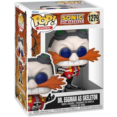 Funko POP! Games: Sonic The Hedgehog Dr.Eggman as Skeleton Figura in vinile da collezione Idea regalo Prodotto ufficiale Giocattoli per bambini e adulti Funko POP! Games: Sonic The Hedgehog Dr.Eggman as Skeleton Figura in vinile da collezione Idea regalo Prodotto ufficiale Giocattoli per bambini e adulti