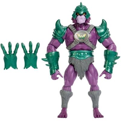 Masters of the Universe Origins x ThunderCats Panthor Man, action figure snodata crossover anni '80, con artigli da battaglia, accessori e carta da collezione inclusa, 6+ anni, Masters of the Universe Origins x ThunderCats Panthor Man, action figure snodata crossover anni '80, con artigli da battaglia, accessori e carta da collezione inclusa, 6+ anni,