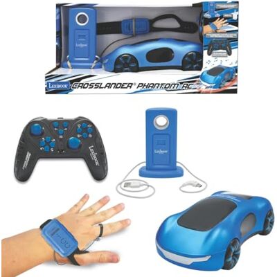 Lexibook , Crosslander® Phantom RC, Auto da Corsa telecomandata con getti di Fumo, Fino a 15 km/h, modalità Drift, Telecomando Classico e gestuale, Effetti sonori e Luminosi, Blu, Lexibook , Crosslander® Phantom RC, Auto da Corsa telecomandata con getti di Fumo, Fino a 15 km/h, modalità Drift, Telecomando Classico e gestuale, Effetti sonori e Luminosi, Blu,
