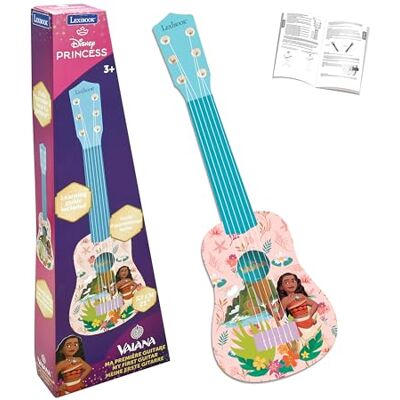 Lexibook , Disney Moana, My First Guitar for Children, 6 Nylon Strings, 53 cm / 21'', Guide Included, Blue/Yellow, Lexibook , Disney Moana, My First Guitar for Children, 6 Nylon Strings, 53 cm / 21'', Guide Included, Blue/Yellow,
