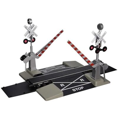 Bachmann Industries Large g Scale Steel Alloy Track with Operating Crossing Gate Bachmann Industries Large g Scale Steel Alloy Track with Operating Crossing Gate