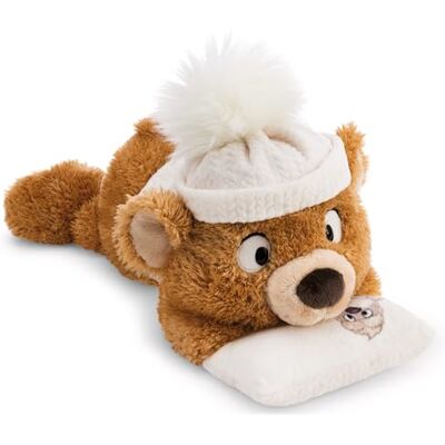 NICI Peluche Orsetto Cappuccino con Cuscino 35 cm Morbido e Tenero, Idea Regalo NICI Peluche Orsetto Cappuccino con Cuscino 35 cm Morbido e Tenero, Idea Regalo