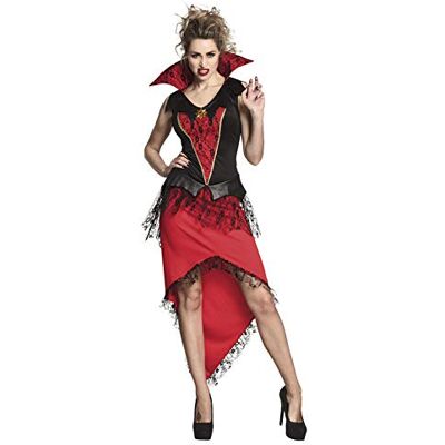 Boland 70500 Costume da Regina sanguinosa, da Adulto, Taglia 36/38, Colore: Nero/Rosso Boland 70500 Costume da Regina sanguinosa, da Adulto, Taglia 36/38, Colore: Nero/Rosso
