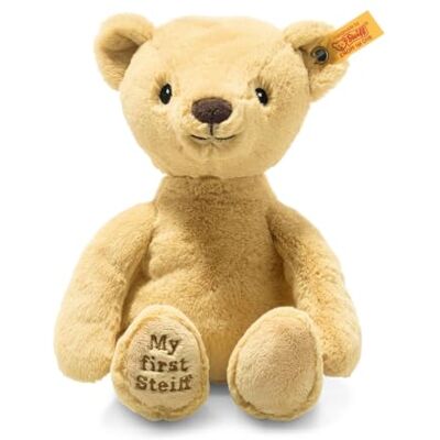 Steiff 242052 Teddy steckbrief, Animale Soft Cuddly Friends My First Orsacchiotto di Peluche per Bambini, Morbido e Lavabile, Biondo Dorato (), Colore Beige, 26 cm Steiff 242052 Teddy steckbrief, Animale Soft Cuddly Friends My First Orsacchiotto di Peluche per Bambini, Morbido e Lavabile, Biondo Dorato (), Colore Beige, 26 cm