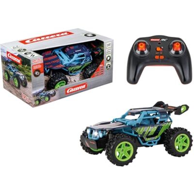 Carrera RC Trail Cruiser da 2,4 GHz, con controllo preciso a 2,4 GHz, parti del corpo in metallo e luci a LED, scala 1:20, lunghezza 23,5 cm Carrera RC Trail Cruiser da 2,4 GHz, con controllo preciso a 2,4 GHz, parti del corpo in metallo e luci a LED, scala 1:20, lunghezza 23,5 cm