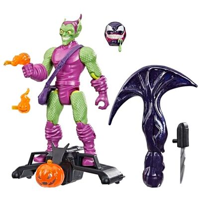 SPIDER-MAN Hasbro Marvel MixMashers, Green Goblin, Action Figure di da mischiare e Abbinare SPIDER-MAN Hasbro Marvel MixMashers, Green Goblin, Action Figure di da mischiare e Abbinare