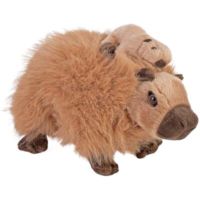 WILD REPUBLIC Mom & Baby Capybara, Peluche, 23 cm, Giocattolo di Peluche, Imbottitura Filata da Bottiglie d’Acqua Riciclate WILD REPUBLIC Mom & Baby Capybara, Peluche, 23 cm, Giocattolo di Peluche, Imbottitura Filata da Bottiglie d’Acqua Riciclate