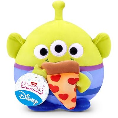 Snackles Disney Pixar Toy Story Alien & Pizza Peluche 20 cm di ZURU – Omini Verdi Peluche Ultra-Morbido da Collezione con Accessorio Snack, Regalo per Bambini & Fan Disney Snackles Disney Pixar Toy Story Alien & Pizza Peluche 20 cm di ZURU – Omini Verdi Peluche Ultra-Morbido da Collezione con Accessorio Snack, Regalo per Bambini & Fan Disney