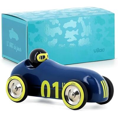Vilac Vecchio IMITAZIONE-TRAFIC-1 auto Old Sport Compet' blu notte-Giochi di risveglio legno-Giocattolo per bambini dai 2 anni-2290 K, Vilac Vecchio IMITAZIONE-TRAFIC-1 auto Old Sport Compet' blu notte-Giochi di risveglio legno-Giocattolo per bambini dai 2 anni-2290 K,