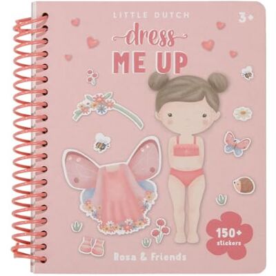 Little Dutch 125414 Libro di adesivi Dress me up Rosa & Friends, codice articolo 125414 Little Dutch 125414 Libro di adesivi Dress me up Rosa & Friends, codice articolo 125414