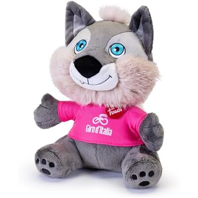 Trudi Lupo Wolfie Peluche con Maglietta e Cartellino 14x30x22cm taglia M Mascotte Giro d'Italia 2026 modello Trudi Lupo Wolfie Peluche con Maglietta e Cartellino 14x30x22cm taglia M Mascotte Giro d'Italia 2026 modello