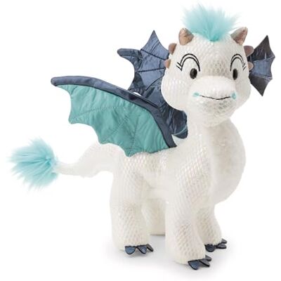 NICI Zafura Draghetto di peluche, morbido, tenero pupazzo per coccole e giochi, per adulti e bambini, 20 cm, bianco glitter – NICI Zafura Draghetto di peluche, morbido, tenero pupazzo per coccole e giochi, per adulti e bambini, 20 cm, bianco glitter –