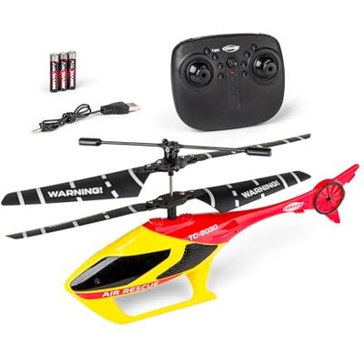 Carson Cyber Copter Rescue 2.4GHz 100% RTF – Elicottero, per principianti, RC Heli, giocattolo radiocomandato, telecomandato Carson Cyber Copter Rescue 2.4GHz 100% RTF – Elicottero, per principianti, RC Heli, giocattolo radiocomandato, telecomandato