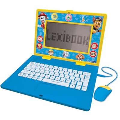 Lexibook , Paw Patrol Computer Portatile bilingue e educativo, Giocattolo per Bambini, 170 attività per Imparare, Giocare e Musica, Schermo Grande, Blu/Giallo Lexibook , Paw Patrol Computer Portatile bilingue e educativo, Giocattolo per Bambini, 170 attività per Imparare, Giocare e Musica, Schermo Grande, Blu/Giallo