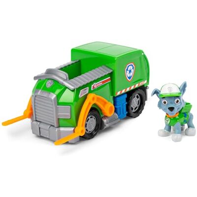 Paw Patrol , Camion per la Raccolta di Rifiuti di Rocky, Veicolo e Personaggio Rocky, Giochi Bambini, 3+ anni Paw Patrol , Camion per la Raccolta di Rifiuti di Rocky, Veicolo e Personaggio Rocky, Giochi Bambini, 3+ anni