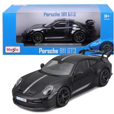 Maisto Porsche 911 GT3 2022 Modellino Realistico Auto in Scala 1:18 (Scelta Casuale tra i Colori Disponibili), Licenza Ufficiale Porsche, Età Consigliata 3+ Anni Maisto Porsche 911 GT3 2022 Modellino Realistico Auto in Scala 1:18 (Scelta Casuale tra i Colori Disponibili), Licenza Ufficiale Porsche, Età Consigliata 3+ Anni