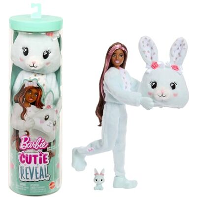 Barbie Cutie Reveal Bambola e accessori, Serie Coccole Coniglietto Barbie Cutie Reveal Bambola e accessori, Serie Coccole Coniglietto