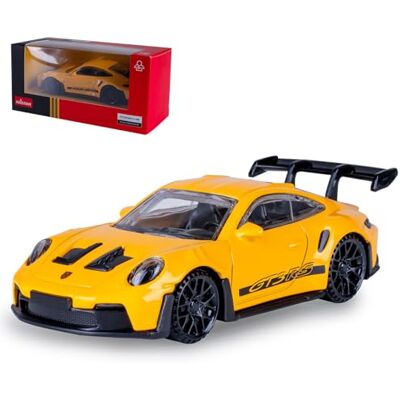 JAMARA Porsche 911 GT3 RS Diecast 1:43 Modellino Auto Giocattolo, Modello in Miniatura, Idea Regalo per Ragazzi e Ragazze, carrozzeria in Metallo Robusta e Stabile JAMARA Porsche 911 GT3 RS Diecast 1:43 Modellino Auto Giocattolo, Modello in Miniatura, Idea Regalo per Ragazzi e Ragazze, carrozzeria in Metallo Robusta e Stabile