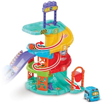 VTech Tut Tut Baby Flitzer – Parcheggio con Flitzer multilingue VTech Tut Tut Baby Flitzer – Parcheggio con Flitzer multilingue